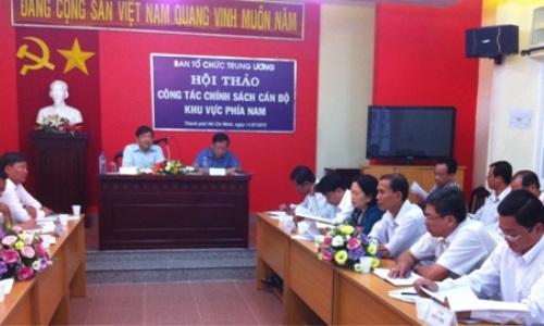 Ban Tổ chức Trung ương: Hội thảo công tác chính sách cán bộ khu vực phía Nam